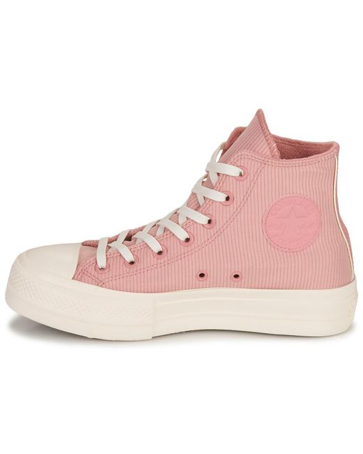 Converse Pink Turnschuhe Chuck Taylor All Star Lift Platform Counter Climate