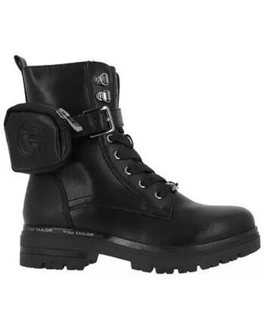 Bottines Bottines Tom Tailor en coloris Black