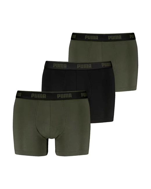 Boxers Everyday Basic Boxers 3P PUMA pour homme en coloris Green
