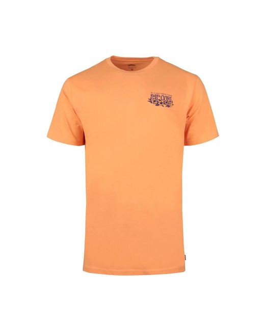 T-shirt _M_SURF PARADISE F B TEE Rip Curl pour homme en coloris Orange