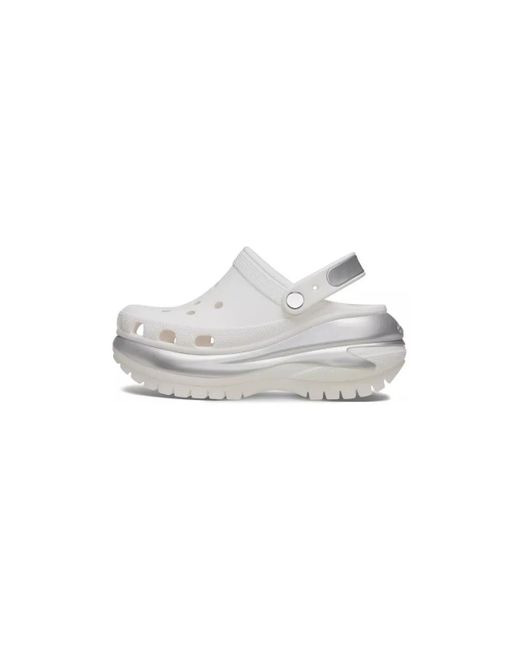Sandales MEGA CRUSH METALLIC CLOG CROCSTM en coloris White