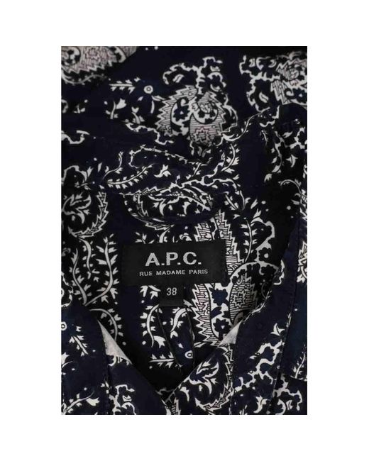 Robe Robe en coton A.P.C. en coloris Black