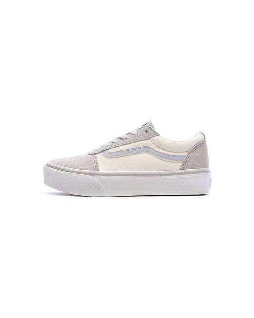 Baskets Basses Ward Platform Vans en coloris White