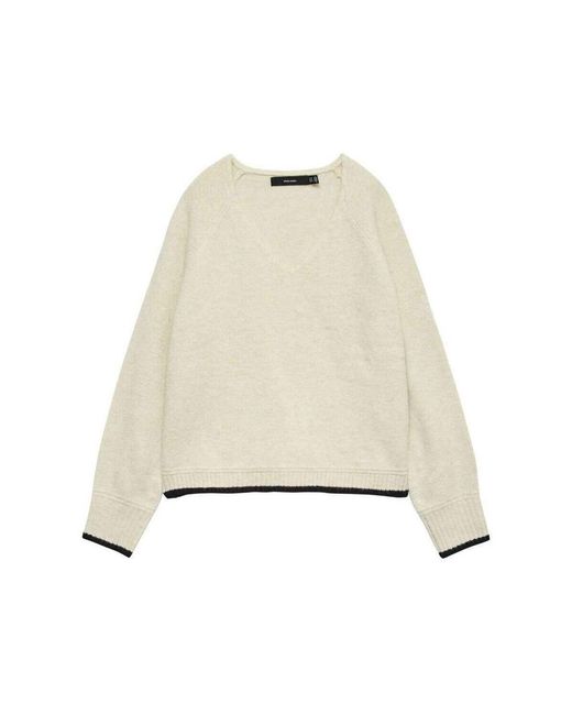 Pull 5694301 Vero Moda en coloris Natural