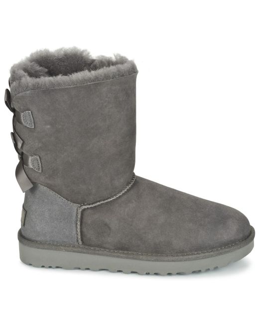 grey bow ugg boots
