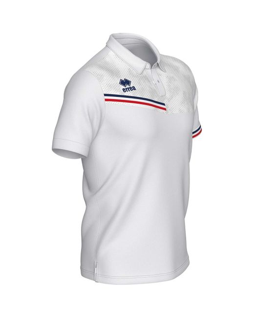 T-shirt Emir Polo Mc Ad Erreà pour homme en coloris White