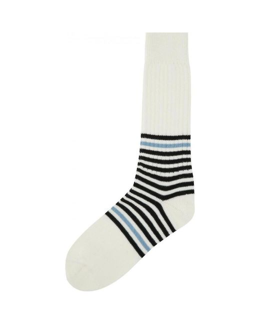 Chaussettes U410Mr0 ANT45 en coloris White