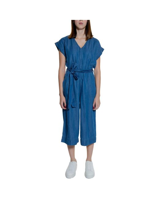 ONLY Jumpsui Uka Bea Ss Dnm Jumpsuit Bj 15319694 in het Blue