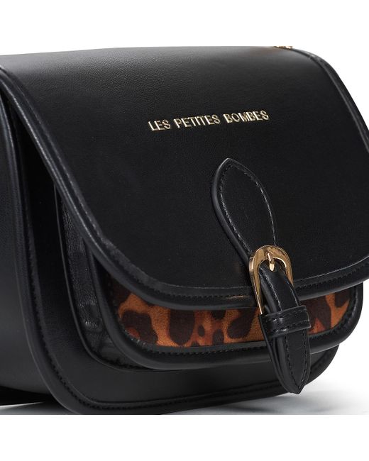 Les Petites Bombes Black Umhängetasche Margery