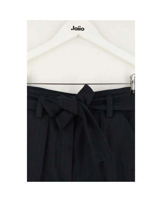 Short Mini Short Bleu Maje en coloris Black