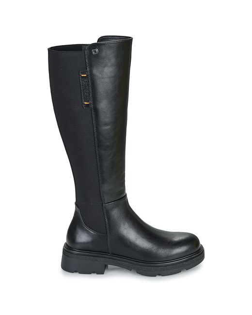 Refresh Black Flache Stiefel 172935