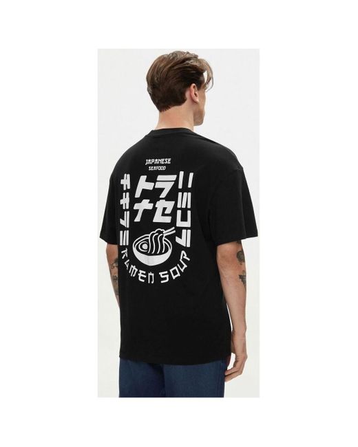 T-shirt 12249223 DIRK-BLACK Jack & Jones pour homme