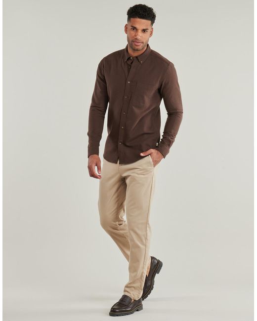 Only & Sons Hemdbluse Onsgudmund in Brown für Herren