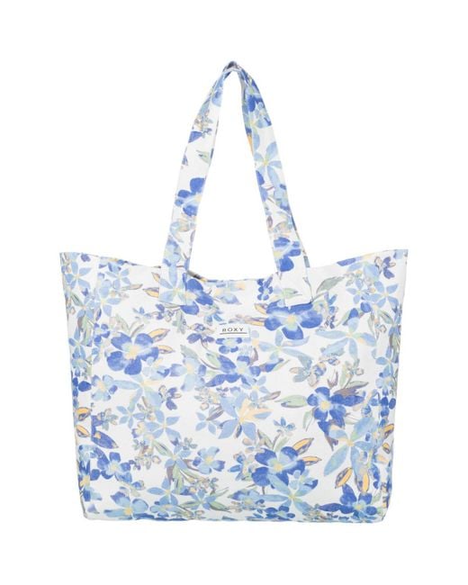 Cabas Anti Bad Vibes Roxy en coloris Blue