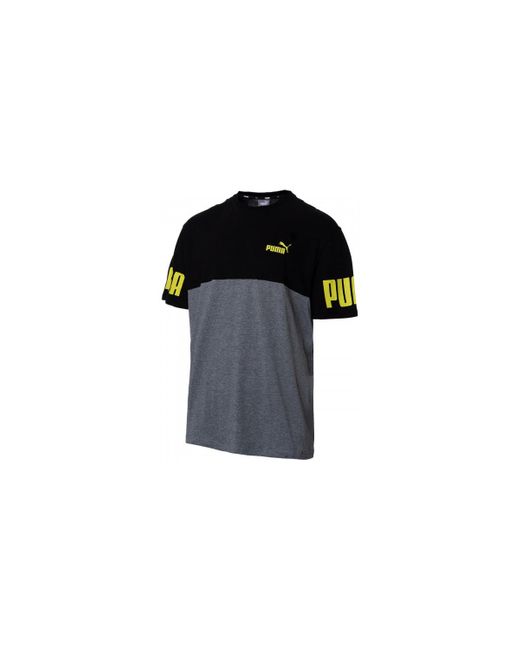 Power Colorblock FZ T-shirt PUMA pour homme en coloris Noir | Lyst