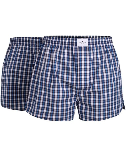 Caleçons Caleçons Web Paquet de 2 Tom Tailor pour homme en coloris Blue