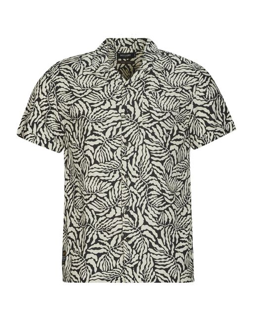 Camicia A Maniche Corte Josias di Deeluxe in Black da Uomo