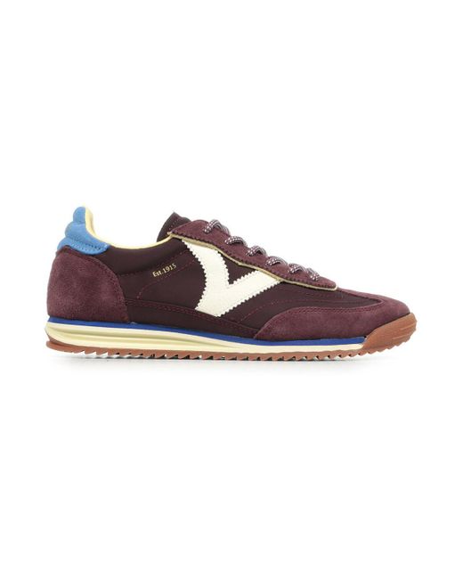 Baskets basses Saturno Serraje Nylon Victoria en coloris Brown