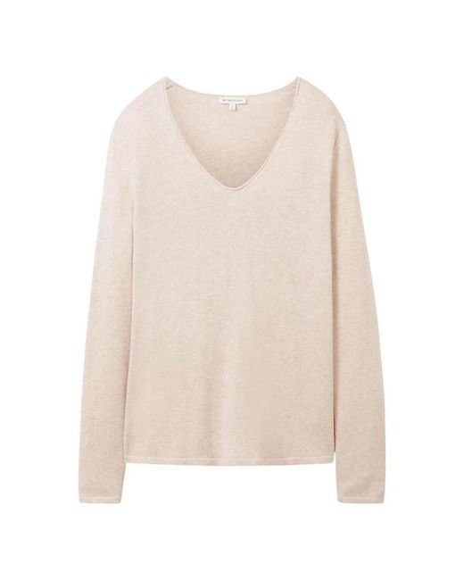 Pull 3386501 Tom Tailor en coloris Natural