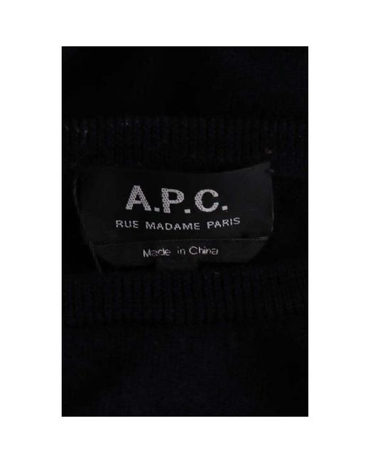 Pull Pull A.P.C. en coloris Blue