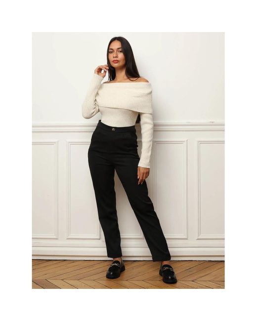 Pull Pulls Pour Femme La Modeuse en coloris Black