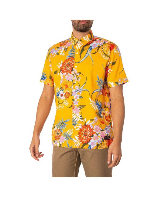 Chemise Chemise hawaïenne à manches courtes Superdry pour homme en coloris Yellow