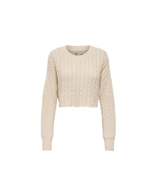 Pull 91426 ONLY en coloris Natural