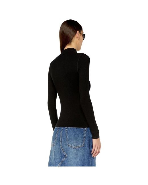 Pull A10399 OBLAN T-MOKKY-LS-MICRODIV-9XX DIESEL en coloris Black