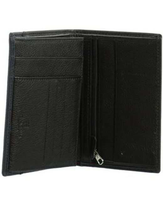 Portefeuille Portefeuille en cuir ref_46476 noir marine 10*15*2 Hexagona pour homme en coloris Black
