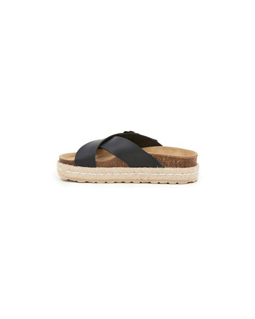 Sandales Compensées 8235C19 Billowy en coloris Black