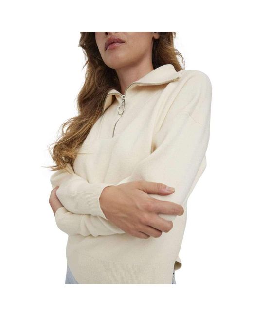 Pull 4437601 Vero Moda en coloris White