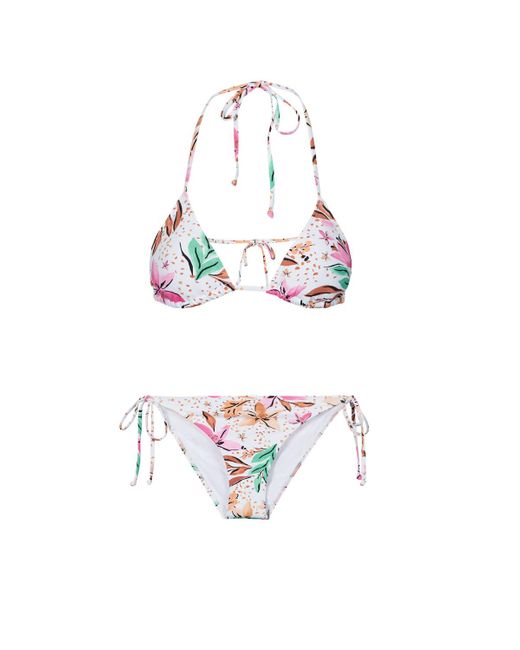 Maillots de bain PT BEACH CLASSICS TIKI TRI Roxy en coloris White