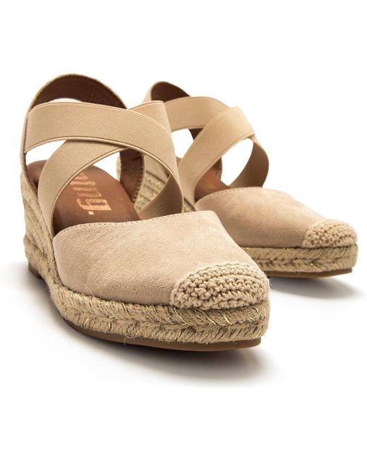 Espadrilles Mada MTNG en coloris Natural