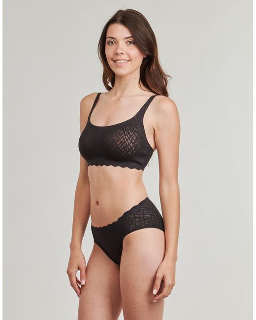Sloggi Bralette Zero Feel Bliss Top in het Black