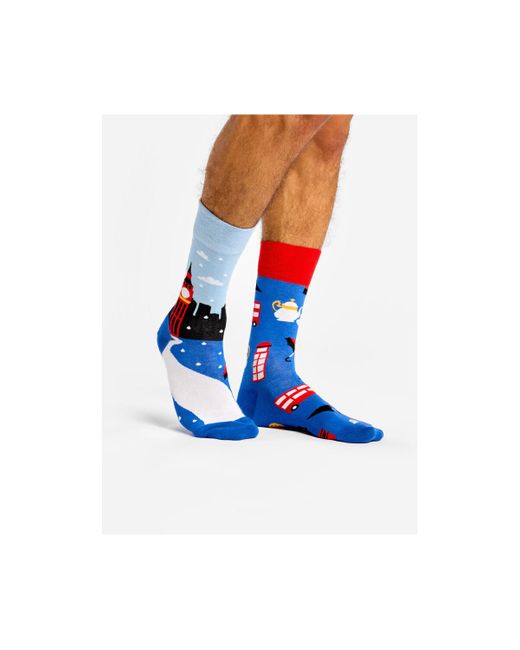 Socquettes Chaussettes La Grande-Bretagne (et son thé) Dedoles en coloris Blue