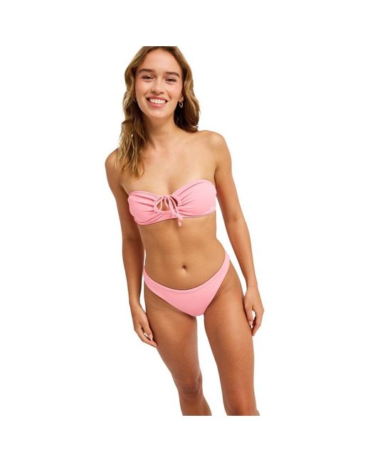 Maillots de bain Solid Essentials Tanga Roxy en coloris Brown