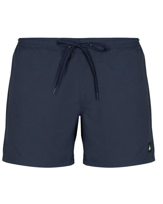 Quiksilver Zwembroek Everyday Solid Volley 15 in het Blue voor heren