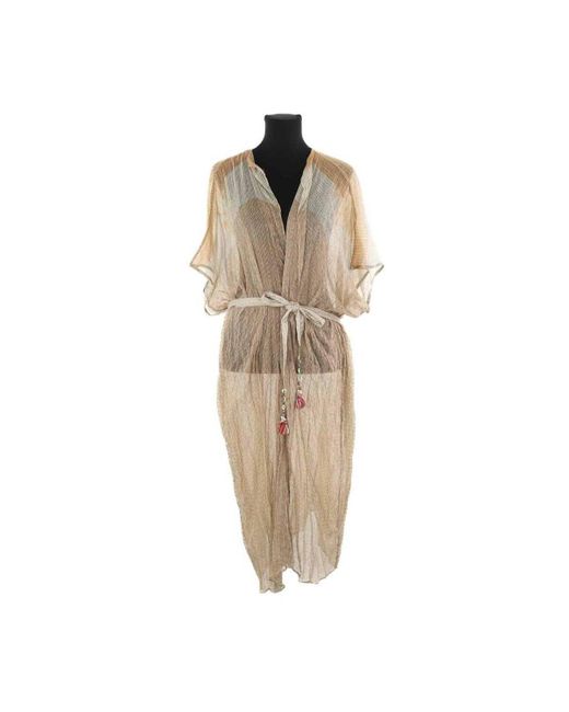 Robe courte Robe en coton marron Mes Demoiselles en coloris Natural