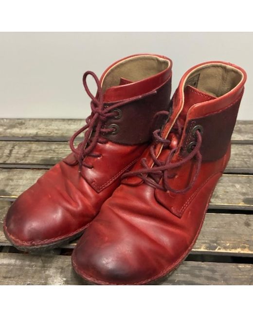 Bottines kickers Kickers en coloris Red
