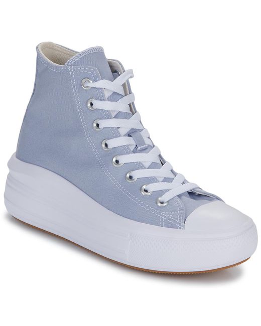 Sneakers Alte Chuck Taylor All Star Move Platform di Converse in Blue
