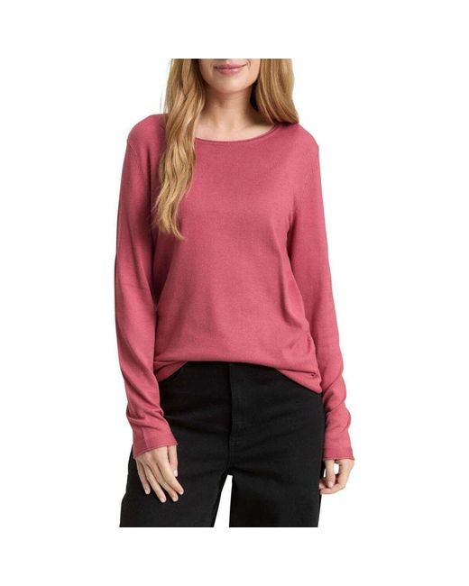 Pull 5659905 Tom Tailor en coloris Pink