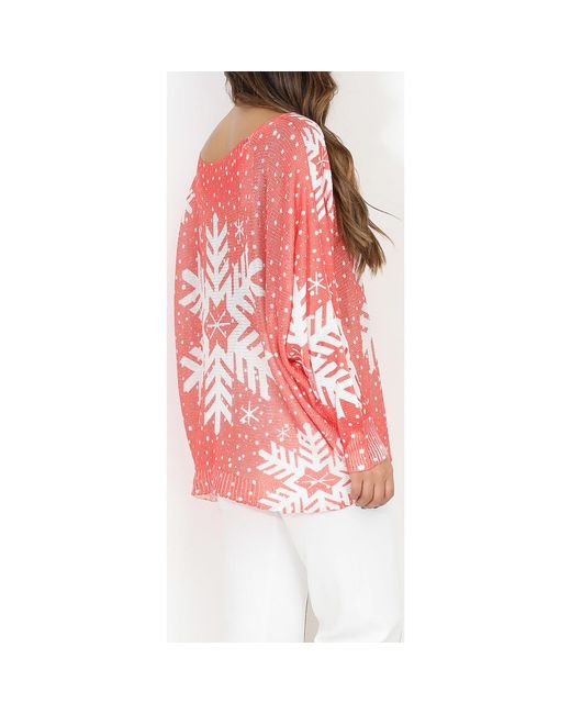 Pull Pulls Pour Femme La Modeuse en coloris Red