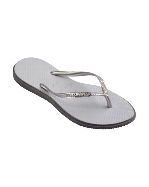 Infradito Slim Point di Havaianas in White