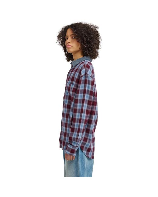 Chemise Flannel Element en coloris Blue