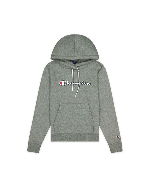 champion satin script hoodie