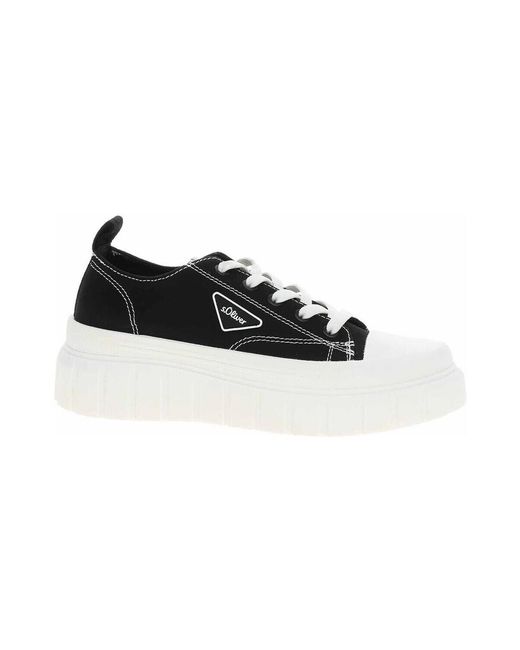 Baskets Basses 52365542001 S.oliver en coloris Black