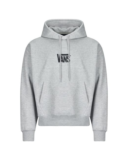 Vans Capuchon Sweaters Stretch Logo Pullover in het Gray voor heren