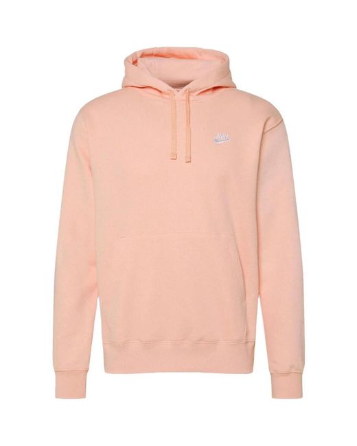 Sweat-shirt M nsw club hoodie po bb Nike pour homme en coloris Pink