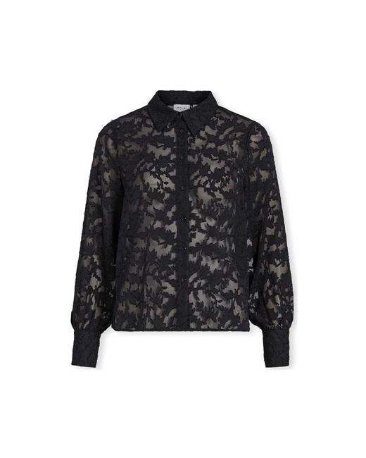 Blouses Noos Flema New Shirt L/S - Black Vila