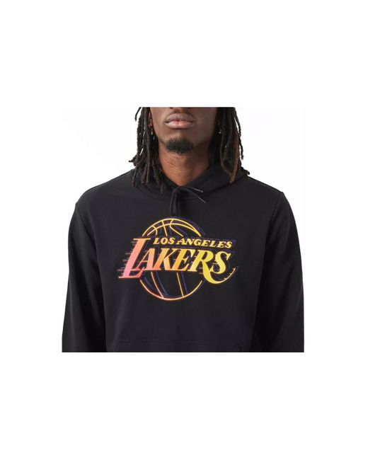Sweat-shirt LA Lakers NBA Neon Fade KTZ pour homme en coloris Black